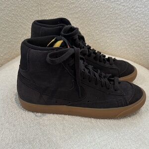 Black High-Top Men's Sneakers